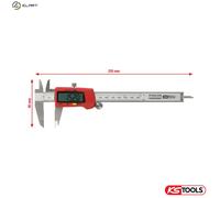 KS Tools 300.0532 Digital Caliper 0-150mm Din 862