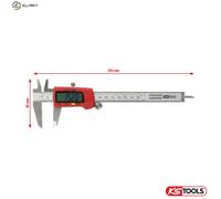 KS Tools 300.0532 Digital Caliper 0-150mm Din 862
