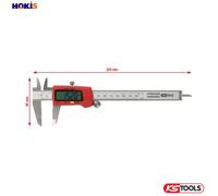 KS Tools 300.0532 Digital Caliper 0-150mm Din 862