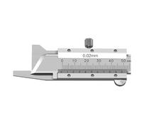 Vernier Chamfer Ruler 0-10mm 30/45/60 Degree Stainless Steel Chamfer Measurement Tool for Precision Carpentry and Metalworking