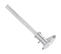 Vernier,Mm Measuring Tool Carbon Steel - Manual Non Digital Calibrador, +/-0.02mm Accuracy, 0-150mm for Machinists Engineers Professionals