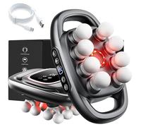Verniqo Massager, 2026 Husband 2.0 Massage - 16 Head Massage Gun Deep Tissue with 30 Levels & 9 Modes for Legs/Arms/Waist/Back/Buttocks, Relieves Tension and Stiffness in 5 Minutes (Black-8 Head)