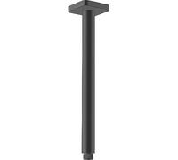 Vernis Shape Shower ARM MATT Black 300MM X 26MM, Suitable for High Pressure Systems, Brass Construction, 1 in Pack