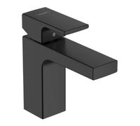 Vernis Shape Single lever basin mixer 100 without waste set, Matt Black (71569670)