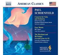 Vernon:Rundfunk So Berlin:Yoel - SCHOENFIELD: Viola Concerto / Four Motets / The Merchant and the Pauper