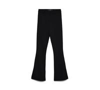 Vero Moda Amira Mid Rise Flared Trousers, Black, XS