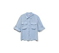 Vero moda aware Women's Vmfabiana 3/4 Shirt VMA Noos, Blue (Dusty Blue), M