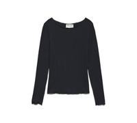 VERO Moda Awglesha Ls Boatneck Top Noos, Black, L