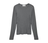 VERO MODA Awirwina LS O-Neck Top Noos, Medium Grey Melange, XL