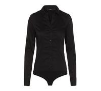 Vero Moda Women's Vmlady L/S G-string Shirt New Noos Long Sleeve Top, Black, L UK