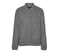 VERO MODA Women's Vmamber Elite Bomber Jacket Noos Bomber Jacket, Medium Grey Melange, M