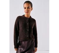 Vero Moda Carmen O-neck Cardigan, Brown, Size M, Women Brown