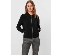 Vero Moda 'Coco' Zip Bomber Jacket Black