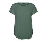 Vero Moda Damen Vmbecca Plain Ss Top Ga NOOS T-Shirt, Lorbeerkranz, M