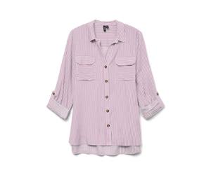 VERO MODA Damen Vmbumpy L/S Shirt New WVN Noos Langarmshirt (1er Pack)