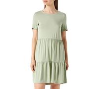 Vero Moda Damen VMFILLI Calia SS Kurzes Kleid GA NOOS, Wüstensalbe, L
