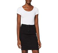 VERO MODA Damen VMMAXI My SS Soft U-Neck NOOS T-Shirt, Weiß Bright White, 36 (Herstellergröße: S)