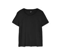Vero Moda Damen VMPAULA S/S T-Shirt GA NOOS, Schwarz, S