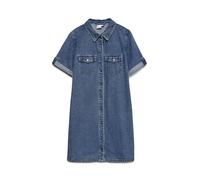 Vero Moda Jennie Short Sleeve Short Dress Blue S Woman