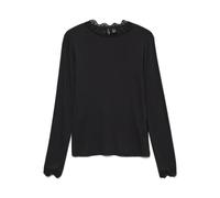 VERO MODA Female Blouse VMROSA LS Highneck Top JRS Noos, Black, XS
