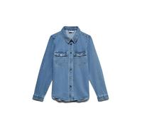VERO MODA Female Denim Shirt VMJENNIE Denim Shirt, Medium Blue (Medium Blue Denim), S