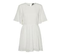 VERO MODA Women's Vmmaja 2/4 Mini Dress WVN, Snow White, L