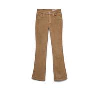 Vero Moda Female Flared VMFLASH Mid Rise Flared Jeans, Silver Mink, 32W x 32L