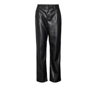 VERO MODA Female Hose in Lederoptik VMOLYMPIA Mittlere Taille Hose