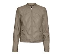 VERO MODA Women's Vmfavodona Coated Jacket Noos Short, Silver Mink, L