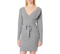 VERO MODA Female Knitted Dress VMHOLLYREM Long Dress, Medium Grey Melange, XS