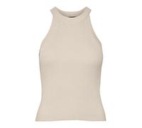 VERO MODA Female Knitted Jumper VMGOLD Rib Tank Top, Birch, XS