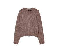 VERO MODA Female Knitted Jumper VMNOVAH Jumper, Brown Lentil/Detail: Melange, S