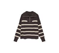 VERO MODA Female Knitted Jumper VMSABA Jumper, Chocolate Cake, L