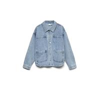 Vero Moda Female Shirt Jacket VMJAMIE Denim Jacket, Light Blue Denim 1, L
