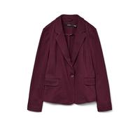 Vero Moda Female Single-Breasted Blazer VMJULIA Blazer, Winetasting, 14