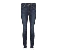 VERO MODA Women's Vmflash Mr Skinny Jeans Li3303 Ga Noos, Dark Denim Blue, L / 30L