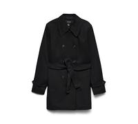 VERO MODA Women's Trenchcoat Vmchelsea Olivia Noos Trench Coat, Black, XS