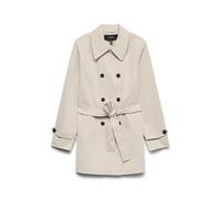 VERO MODA Women's Trenchcoat Vmchelsea Olivia Noos Trench Coat, Oatmeal, S