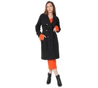 VERO MODA Female Trench Coat VMTESSAGOLD Trench Coat, black, M