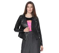 Vero Moda Leather jacket VMRILEY in Black EU M