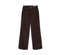 VERO MODA Female Wide Cut VMTESSA High Waist Wide Cut Jeans, Chocolate Cake, 28W x 34L