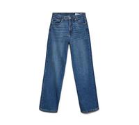 Vero Moda Tessa Wide Straight Fit Ra380 Ga High Waist Jeans Blue 30 / 32 Woman