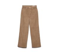 VERO MODA Female Wide Cut VMTESSA High Waist Wide Cut Jeans, Silver Mink, 27W x 32L