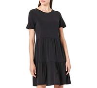 VERO MODA Filli Calia Short Sleeve Smock Dress, Black (Black), M