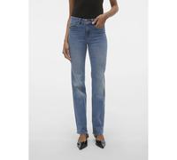 VERO MODA VMFLASH MR Straight Jeans LI347 GA Noos, Medium Blue (Medium Blue Denim), M / 32L