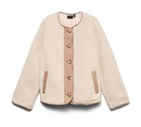 Vero Moda Blouse VMFRANCESCA TEDDY in Beige EU L