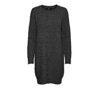VERO Moda GA NOOS 10215523 Women's VMDOFFY LS O-Neck Dress, Dark Grey Blend, S
