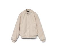 VERO MODA Ga Noos Women's Vmfortune Short Bomber Jacket, Oatmeal, L