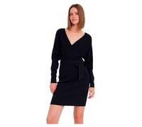 Vero Moda Hollyrem Curve Long Sleeve Short Dress Black M Women