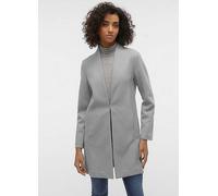 Vero Moda Hook & Eye Longline Coat Light Grey